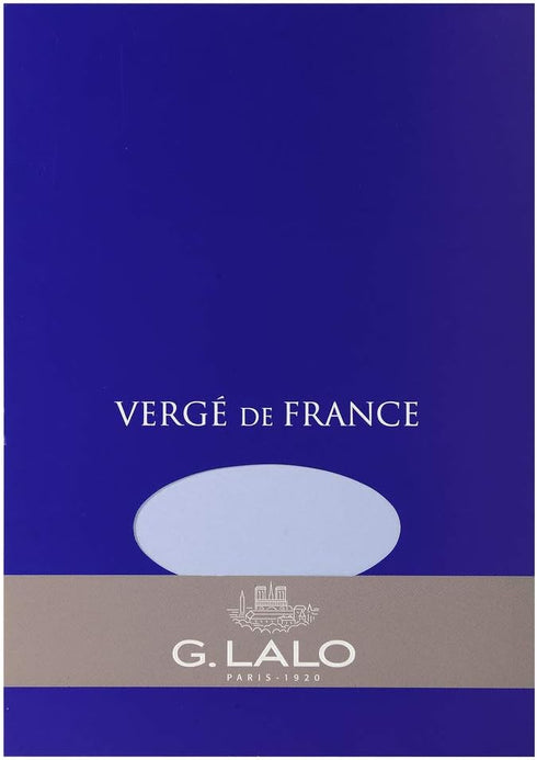 G. Lalo Verge De France Paper Pad, A5, 50 Sheets, 100 g - Blue