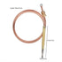 900mm Universal Thermocouples, Replacement Probe with 5pcs Nuts for Induction Cooker and Heating Devices