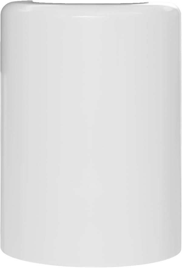 Rayogale White Glass Cylinder Wall Sconce Shade