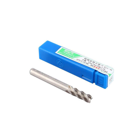 Hilitand Tungsten Carbide Spiral End Mills Set, 1/4" Shank 4 Flute Milling Cutter Bits for CNC Router