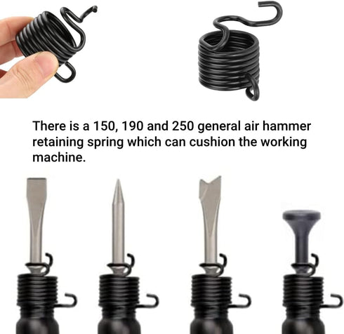 Air Hammer Quick Spring Retainer, Stainless Steel M6 Nuts for Replaceable Air Hammer Metalworking Chisels