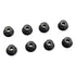 8PCS Flange M4 Lock Nuts, Serrated Nylon Self-Tightening Aluminum M4 Wheel Hardware for Axial HPI TLR ECX RC Car