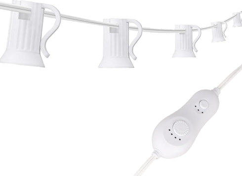 31.5FT C9 String Lights with Dimmer and Timer - Dimmable C9 Light