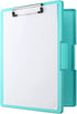 Clipboards with Storage, Storage Clipboard with Low Profile Clip, A4 Binder Clipboard Folder Side-Opening, Waterproof nursing Clipboard, Smooth Writing Clip Board Office Supplies (Blue Green) by SFLHHDM