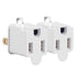 TENINYU 3-2 Prong Adapters Grounding Converters, ETL 5-Pack for Household Electrical Outlets and Appliances