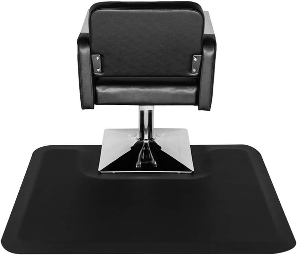 UDeuxff 3' x 4' Barber Floor Mat Anti Fatigue for Stylist Standing, 1/2''