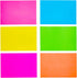 Paper Junkie 112 Pack Bright Neon Colored Envelopes with Self-Adhesive, Bulk Set for 4x6 Invitations, Greeting Cards