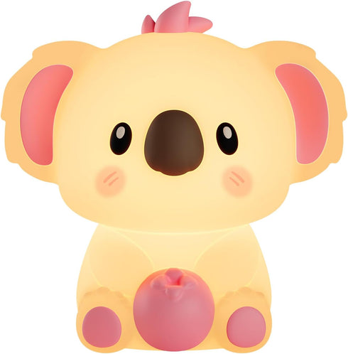 Elixoria Kids Night Light, Portable 14 Colors Dimmable Warm Touch Koala Night Light