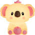 Elixoria Kids Night Light, Portable 14 Colors Dimmable Warm Touch Koala Night Light