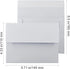 VANRA 150 Pack A2 Invitation Envelopes for 4.25x5.5 Greeting Cards, Self Seal White Envelopes