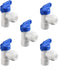 Water Storage Tank Ball Valve, 3/8 inch O.D. RO Tubing x 1/4 inch Female Pipe Thread Shut-Off Valve
