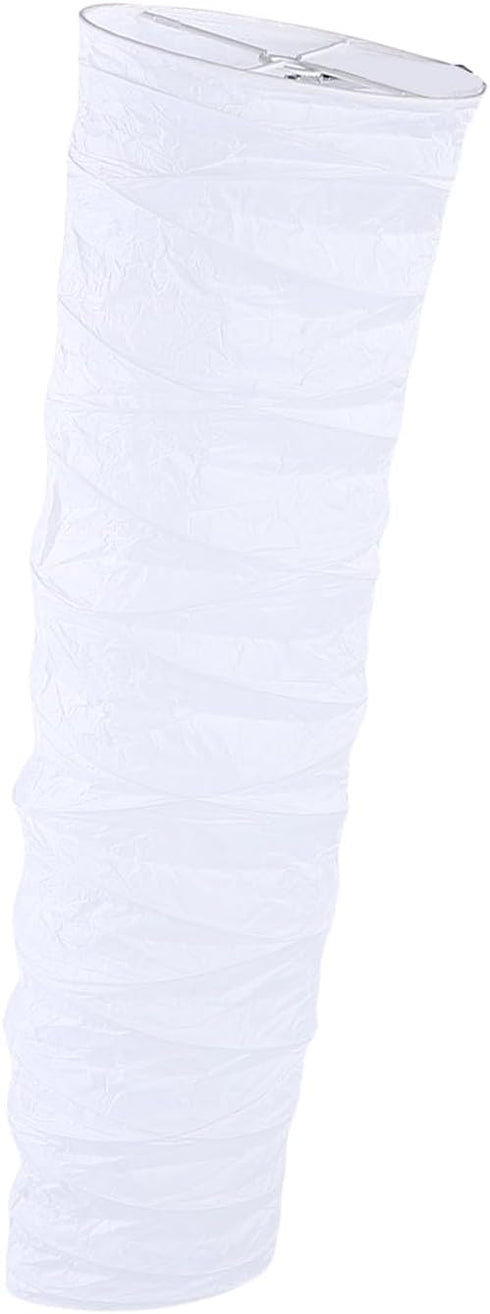 Zerone Modern White Rice Paper Floor Lamp Shade - Easy Installation for Home Decor