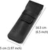 Daimay Leather Pen Case Holder Handmade Fountain Multi Pens Pouch, Crazy Horse Leather Cover – Black