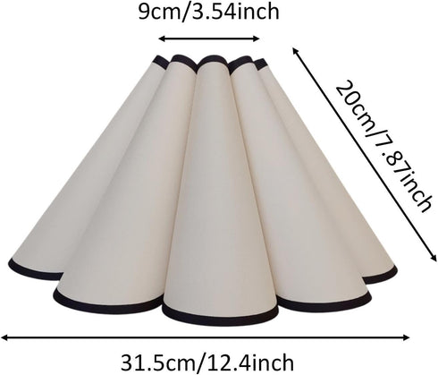 Leefasy Petal Cloth Lamp Shade Pendant Light Shade Decorative Lamp Cover Light Cover for Floor Lights Bedroom Home