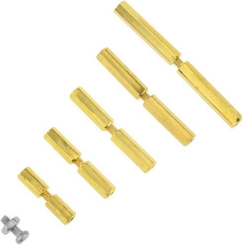 XINGYHENG 600pcs M2 Brass & Stainless Steel Standoffs, Screws & Nuts Assortment Kit for Electronics