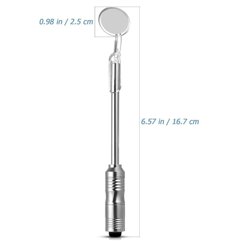 LED Light-Up Stainless Steel Tooth Mirror - Oral Care Tool