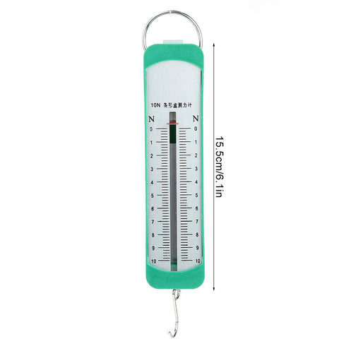 Newton Force Meter Spring Scale 10N, Newton Meter Spring Dynamometer for Physics Mechanical Experiments