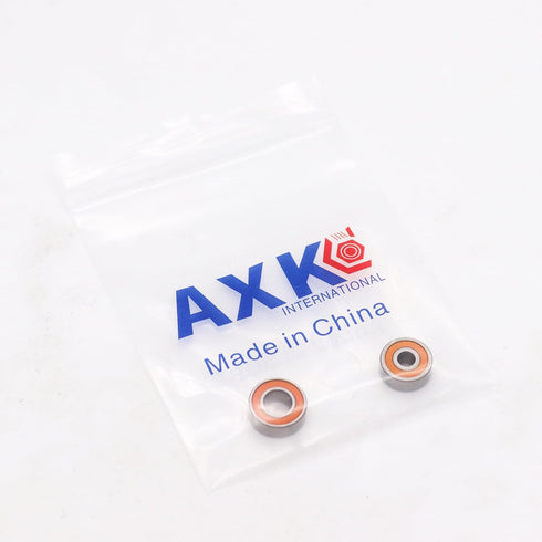 2PCS/set Ceramic Bearing SMR115-2RS CB (5X11X4mm) & S623-2RS CB (3x10x4mm) Stainless Steel Hybrid Ball Bearing