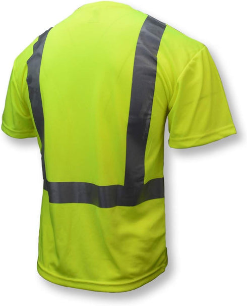 Radians ST11-2PGS-4X Industrial Safety Shirt Short Sleeve, Green, 4X-Large