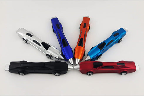 The New 6PCS Sports Car Pens, Ballpoint Funny Pens for Kids, Novelty Cute Cool School Supplies Racing Car Gifts