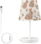 ALAZA Bedside Lamp Rabbits Forest Animal Bunny Table Lamp for Bedroom Desk