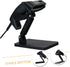6.88X5.90X3.14 Inches Adjustable Barcode Scanner Holder Stand for Desk with Stable Base Compatible with Handheld