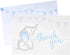 GSM Brands Thank You Cards for Baby Shower with Boy Theme - 20 Cards