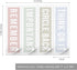 Modern Reminder Page Markers, 1" x 2.875" Multiuse Sticky Note Tabs, 200 Tabs Pastel Pattern Sticky Pad