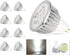 4W LED MR16 Bulbs, 12V LED Spotlight Bulb, 4W (35W Equivalent Halogen Replacement), Cool White 6000K, 8 Pack