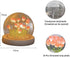 Hplvetoys Tulip Night Light LED Decoration Lamp,Glass Artificial Flower Bedroom Table Lamp (Pink)