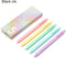 Kaco Pure Retractable Gel Ink Pens, 5-Pack Macarons Color, Black Ink 0.5mm Extra Fine Point