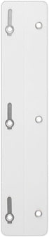 LUXPaper 3 Prong Tang Fastener Strips, Secure Folder Attachment, White, 5 Qty, Three Hole Punched Paper Organizer