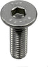 Fullerkreg 18-8 Stainless Steel Hex Drive Flat Head Screw M5 x 0.8 mm Thread, 12 mm Long, Packs of 100