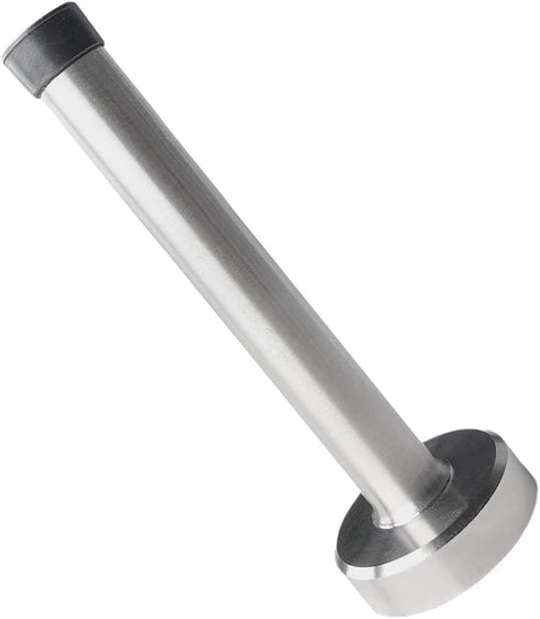 Door Stopper 6 Inch Extra Long Stainless Steel Wall Protector with Sound Dampening Rubber Bumper Tip