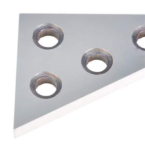 Solid Angle Plate Set, 2 Pcs Triangle Angle Block for Precision Machinist Measurement