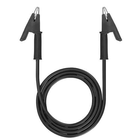 Sumnacon Dual Ended Crocodile Alligator Clips, 15A Test Lead Wire Cable with Insulators, 2 Pcs 3.3 ft/1m