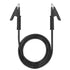 Sumnacon Dual Ended Crocodile Alligator Clips, 15A Test Lead Wire Cable with Insulators, 2 Pcs 3.3 ft/1m