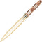 Two Toned Wooden Letter Opener, Checkboard Design