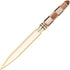 Two Toned Wooden Letter Opener, Checkboard Design