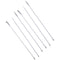 Hemobllo Stainless Steel Micro Lab Sampling Scoop Set - 6PCS Micro Medicine Spoons for Laboratory