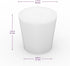Silicone Rubber Stopper, (10-Pack, Size 5#) Tapered White Silicone Stoppers for Laboratory Sealing