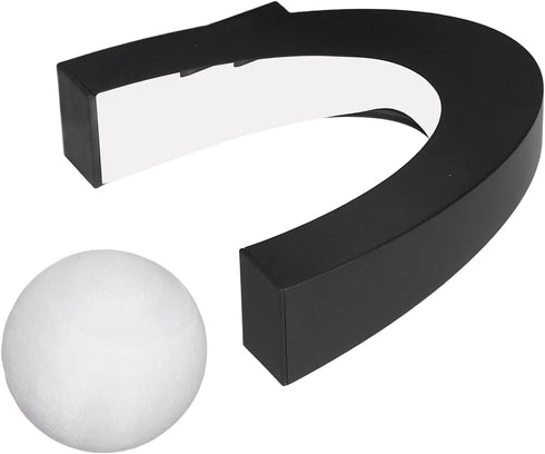 Floating Moon Night Light Lamp, Magnetic Levitation Desktop Light, Multicolor Changing ABS Floating Moon for Office