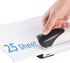 Long Reach Stapler with 2000 Staples & Remover, Full Strip, 20-25 Sheet Capacity, Gray, Built-in Ruler