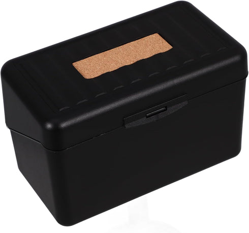 5pcs VILLCASE Portable Index Card Holder and Organizer Box for Business Cards Flashcards and Office Supplies Compact