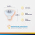 360W 82v Bulb GY5.3 02600 Bulb MR16 Bulb 2 Pack Enx Projector with Base - Overhead Projector Lamp Dichroic - Reflector