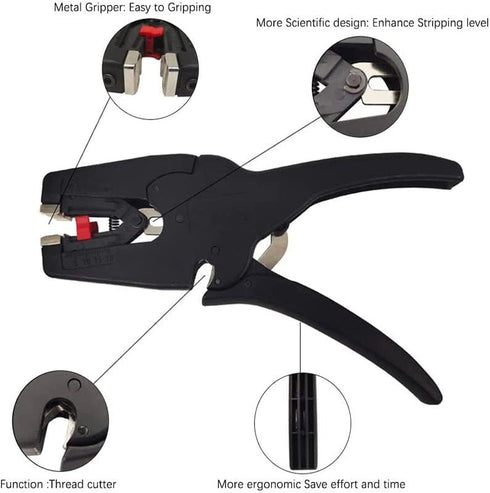 Automatic Wire Stripper/Wire Cutter, 2 in 1 Tool for 32-7 AWG Wire Stripping & Cutting