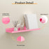 Set 4,15.6 inch BYCY Metal Floating Shelves of Floating Bookshelves for Wall Mounted,Wide Magnetic Book Display Wall