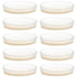 10Pcs Nutrient Agar Petri Dishes, Pre-Poured Agar Plates for Science Project Kit, Supplies for Students