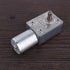 DC 12V High Torque Worm Gear Motor, Reversible Speed Reducing Gear Motor with Female Shaft (5RPM)