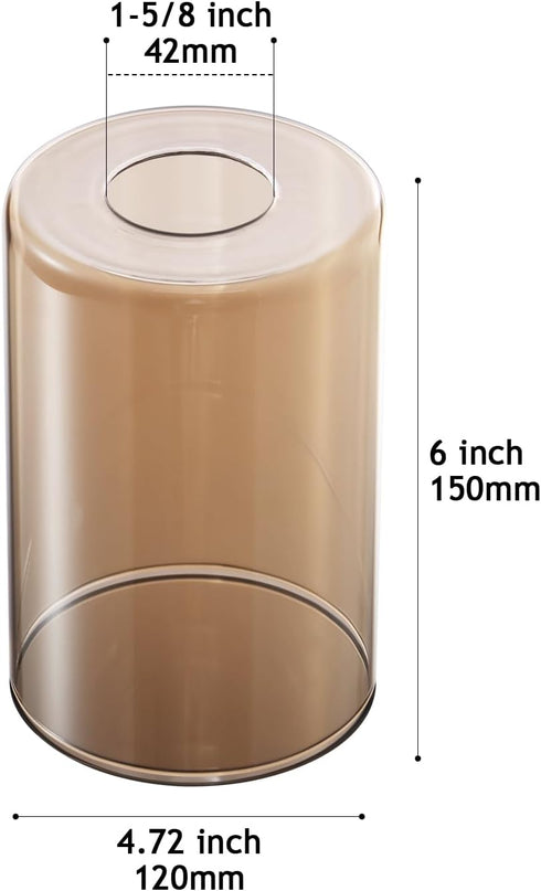 WEIYOUDJ 4.72 6 IN,E26 1-5/8 Inch Diameter IN, Tall Base Fitter,Wall lamps or Pendant Lamps Replace Lampshades